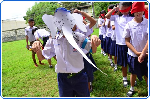 กิจกรรมสร้างจิตสำนึกรักษ์ช้างไทย