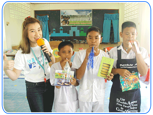 บรรยากาศกิจกรรมสร้างรอยยิ้มและความสุขจากพี่สู่น้อง